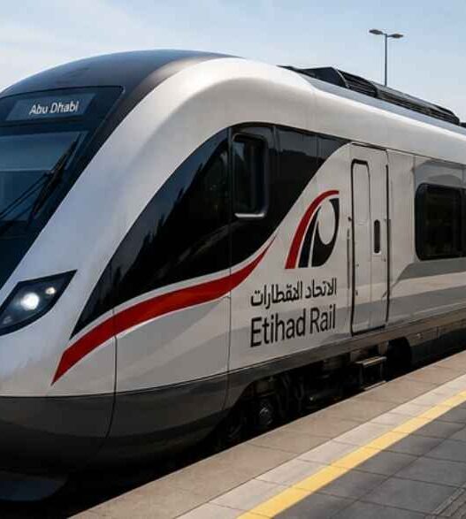 Etihad Rail UAE Passenger train